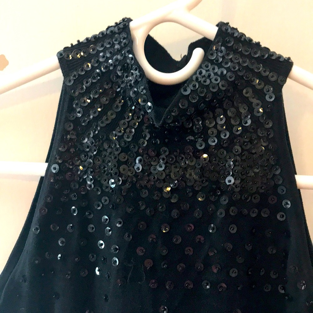 Gorgeous Sequined WHBM Halter Top